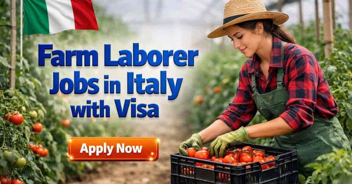 Farm Laborer Jobs in Italy with Visa