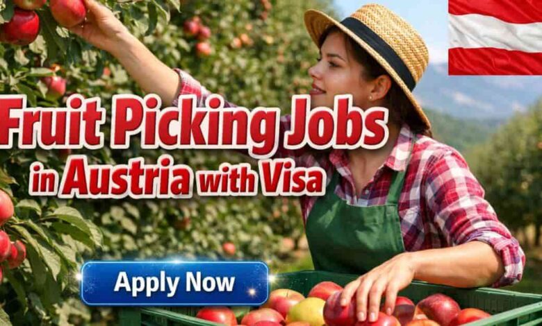 Fruit Picking Jobs in Austria with Visa