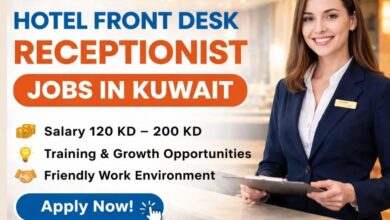 Hotel Front Desk Receptionist Jobs in Kuwait