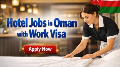 Hotel Jobs in Oman with Work Visa
