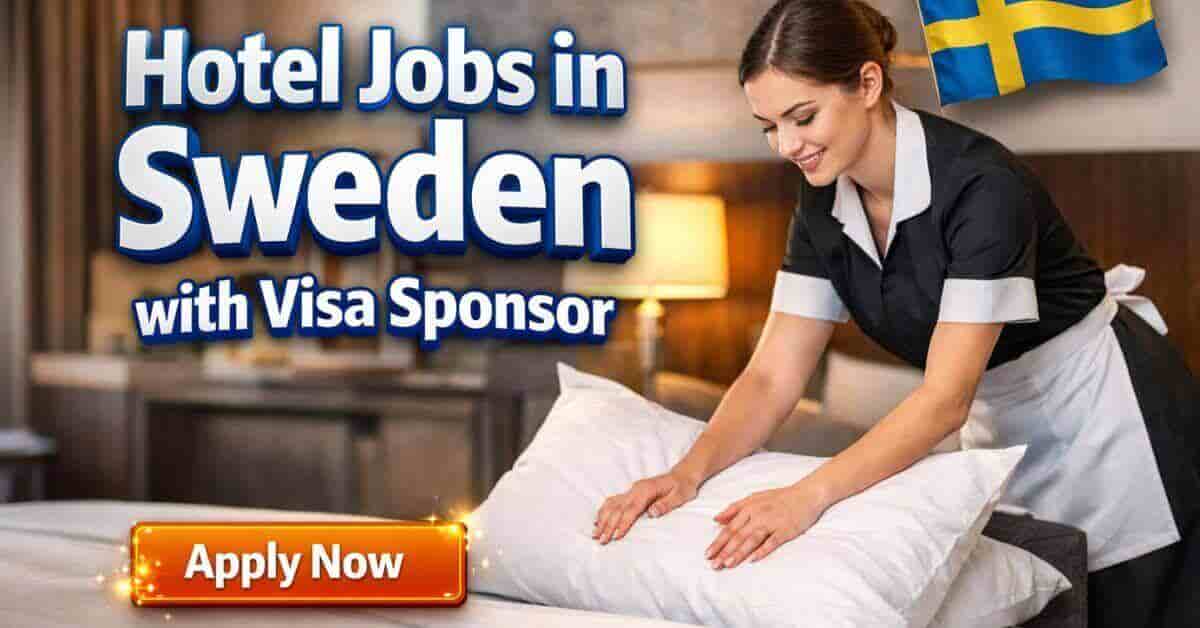 Hotel Jobs in Sweden with Visa Sponsor