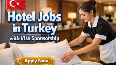 Hotel Jobs in Turkey with Visa Sponsorship
