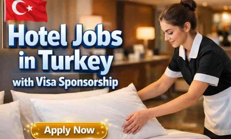 Hotel Jobs in Turkey with Visa Sponsorship
