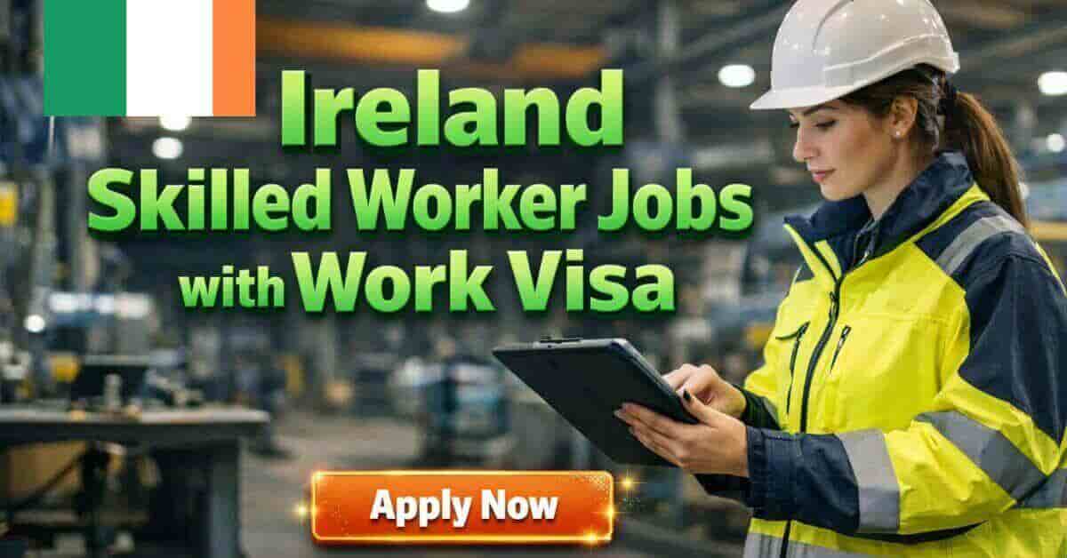 Ireland Skilled Worker Jobs with Work Visa