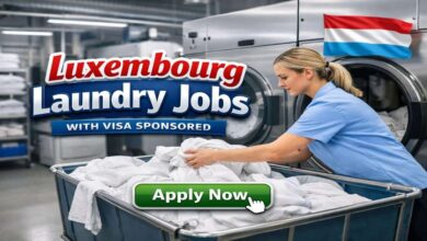 Luxembourg Laundry Jobs with Visa Sponsored