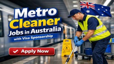 Metro Cleaner Jobs in Australia with Visa Sponsorship