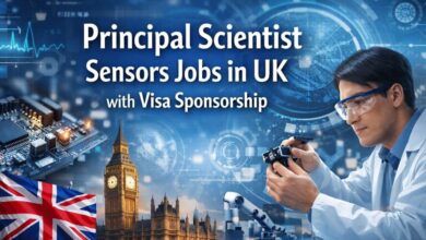 Principal Scientist Sensors Jobs in UK with Visa Sponsorship