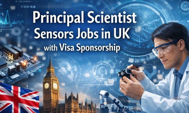 Principal Scientist Sensors Jobs in UK with Visa Sponsorship