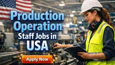 Production Operation Staff Jobs in USA