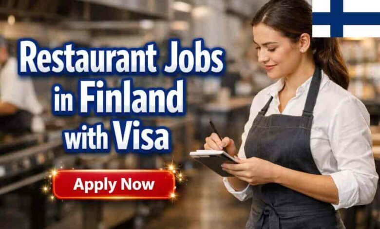 Restaurant Jobs in Finland with Visa