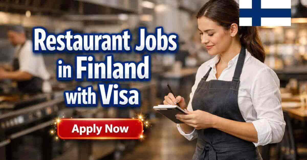 Restaurant Jobs in Finland with Visa