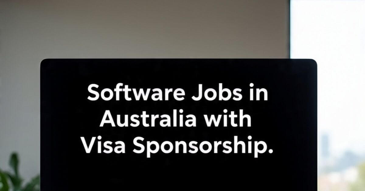 Software Jobs in Australia with Visa Sponsorship