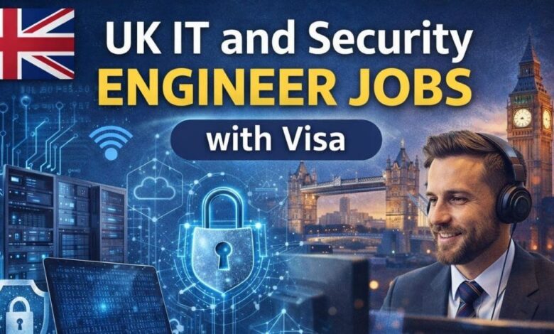 UK IT and Security Engineer Jobs with Visa