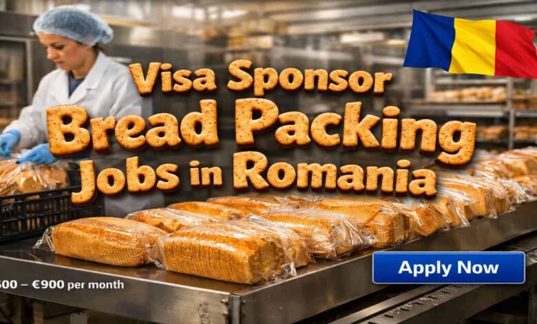Visa Sponsor Bread Packing Jobs in Romania