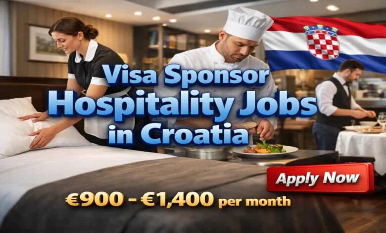Visa Sponsor Hospitality Jobs in Croatia