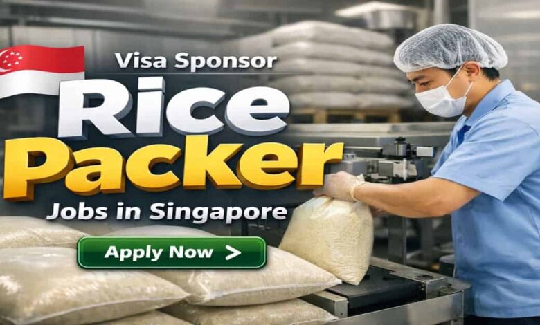 Visa Sponsor Rice Packer Jobs in Singapore