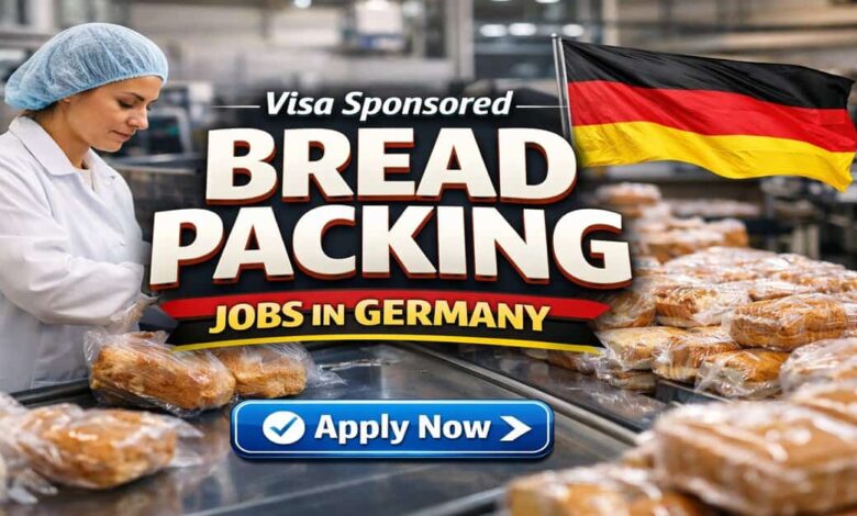 Visa Sponsored Bread Packing Jobs in Germany