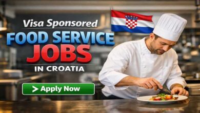 Visa Sponsored Food Service Jobs in Croatia