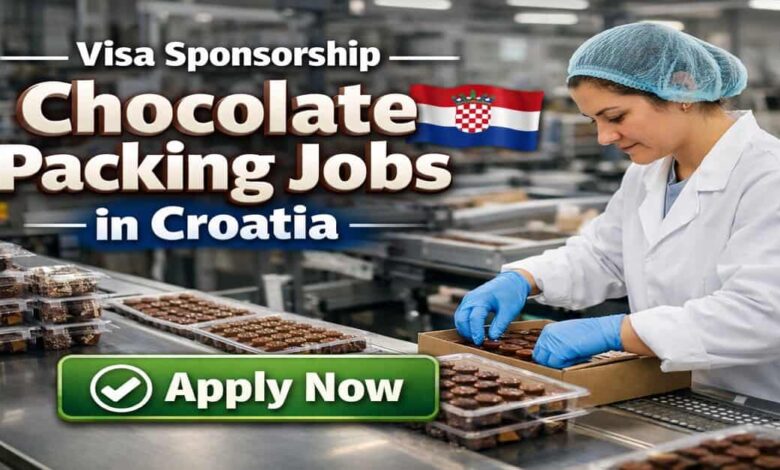 Visa Sponsorship Chocolate Packing Jobs in Croatia