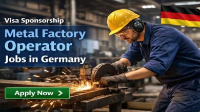 Visa Sponsorship Metal Factory Operator Jobs in Germany
