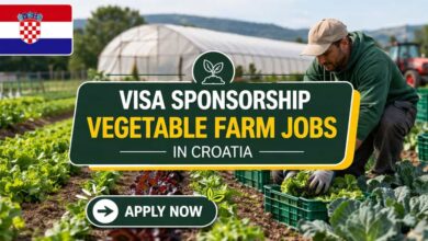 Visa Sponsorship Vegetable Farm Jobs in Croatia