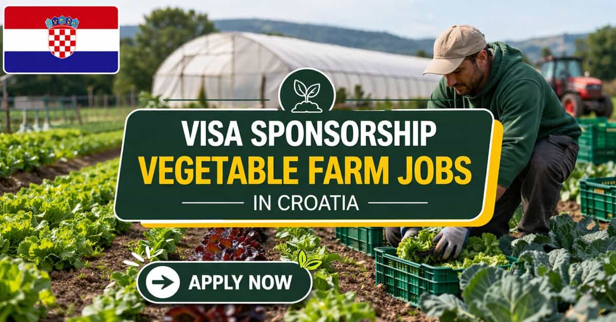 Visa Sponsorship Vegetable Farm Jobs in Croatia