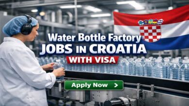 Water Bottle Factory Jobs in Croatia with Visa