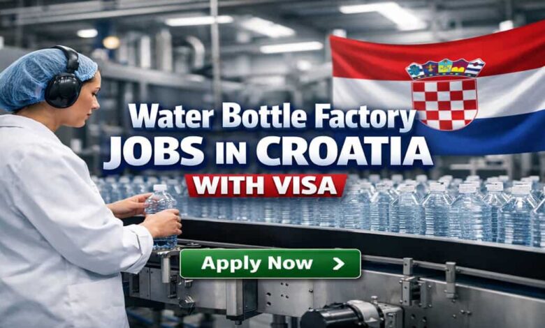 Water Bottle Factory Jobs in Croatia with Visa