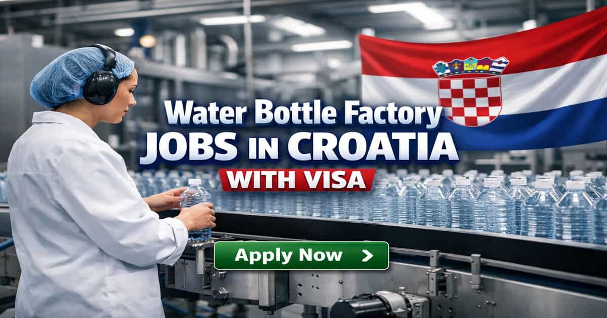 Water Bottle Factory Jobs in Croatia with Visa