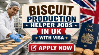 Biscuit Production Helper Jobs in UK with Visa