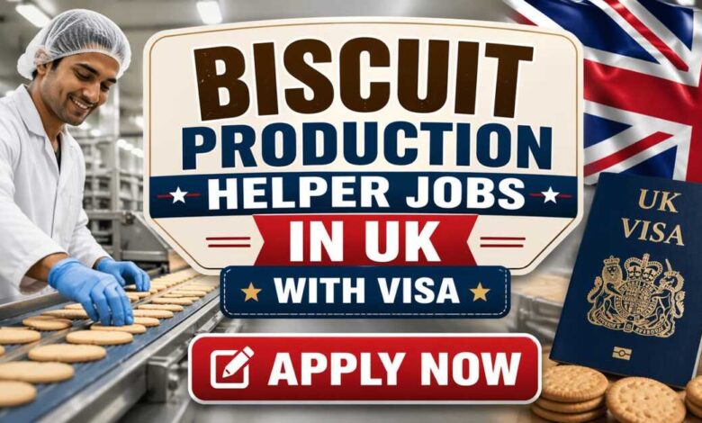 Biscuit Production Helper Jobs in UK with Visa