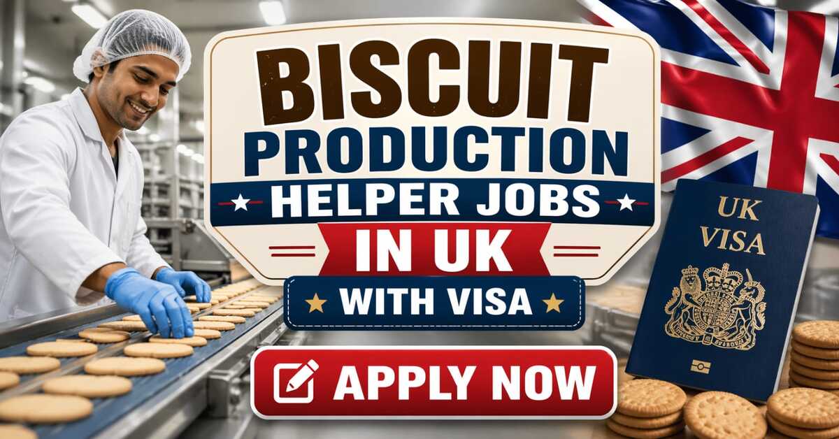 Biscuit Production Helper Jobs in UK with Visa