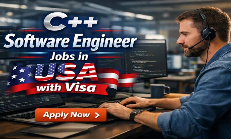 C++ Software Engineer Jobs in USA with Visa
