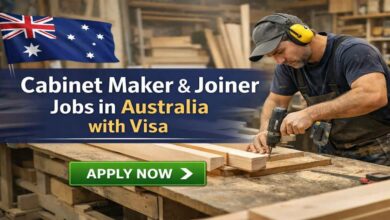 Cabinet Maker & Joiner Jobs in Australia with Visa