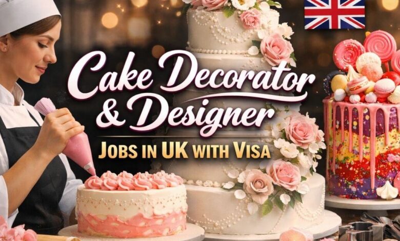 Cake Decorator and Designer Jobs in UK with Visa