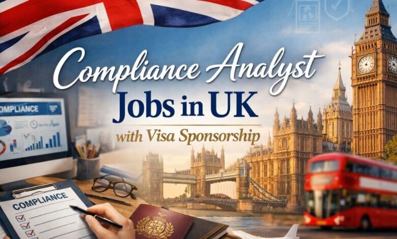 Compliance Analyst Jobs in UK with Visa Sponsorship