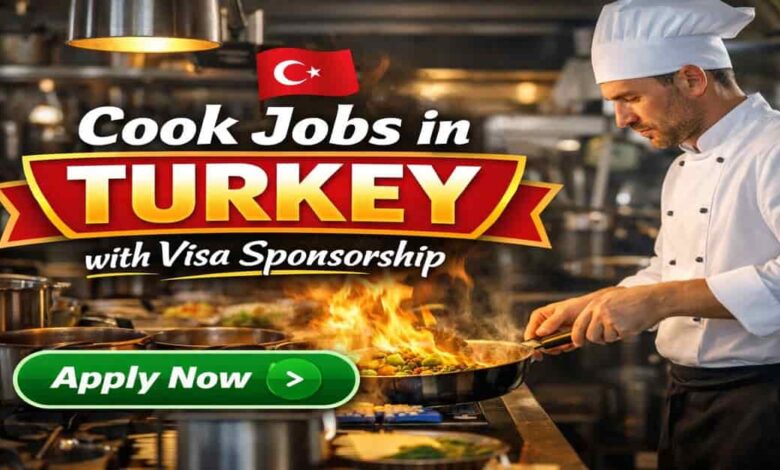 Cook Jobs in Turkey with Visa Sponsorship