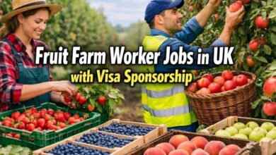 Fruit Farm Worker Jobs in UK with Visa Sponsorship