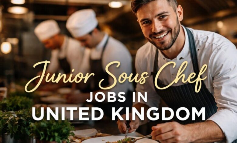 Junior Sous Chef Jobs in United Kingdom