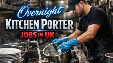 Overnight Kitchen Porter Jobs in UK