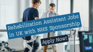 Rehabilitation Assistant Jobs in UK with NHS Sponsorship