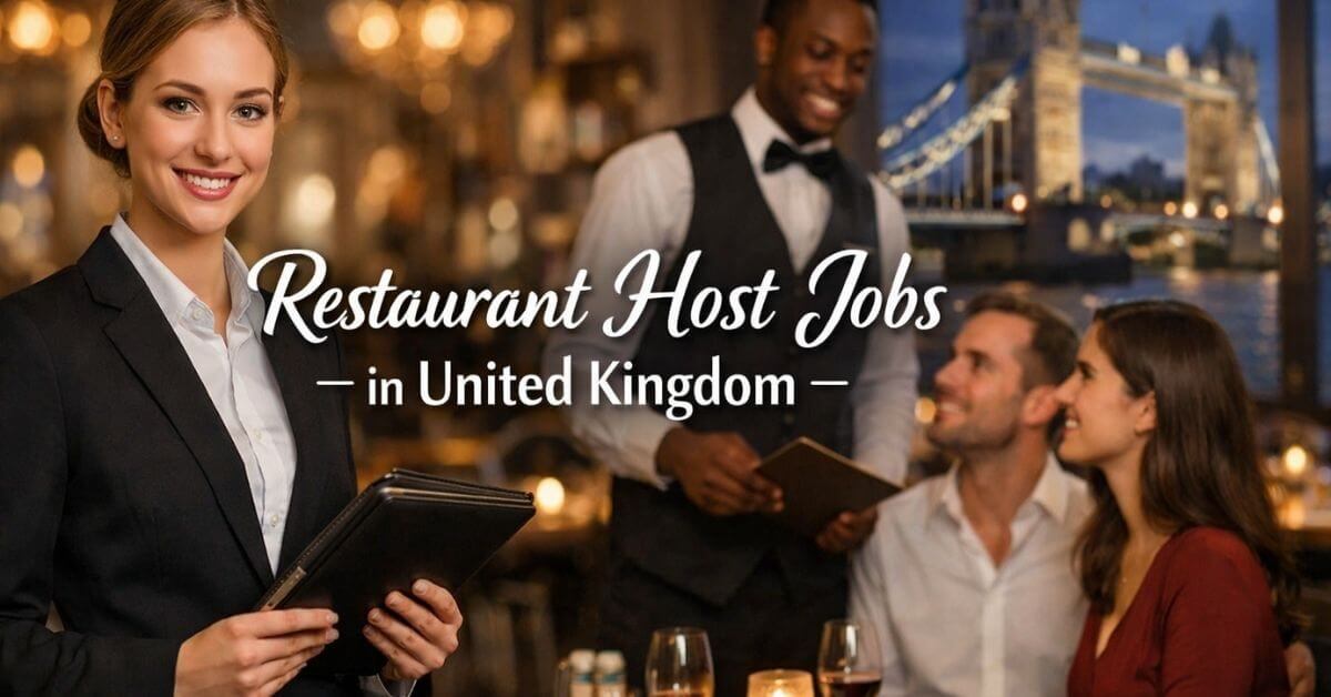 Restaurant Host Jobs in United Kingdom
