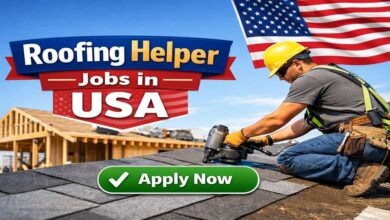 Roofing Helper Jobs in USA