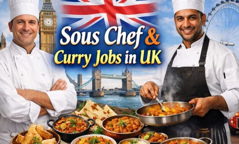 Sous Chef and Curry Jobs in UK