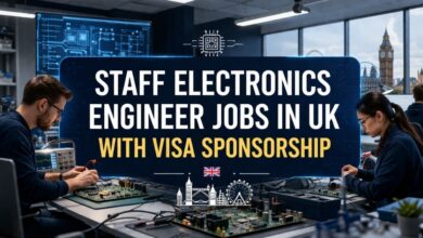 Staff Electronics Engineer Jobs in UK with Visa Sponsorship