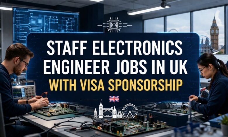 Staff Electronics Engineer Jobs in UK with Visa Sponsorship