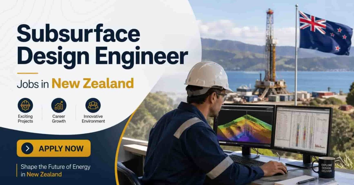 Subsurface Design Engineer Jobs in New Zealand