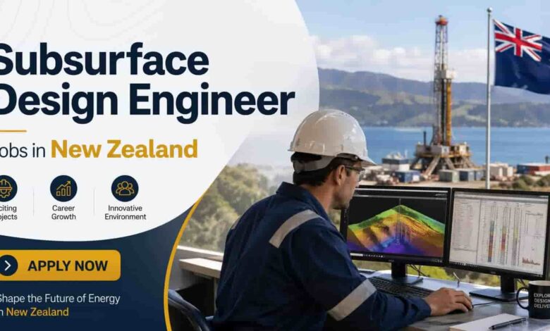 Subsurface Design Engineer Jobs in New Zealand