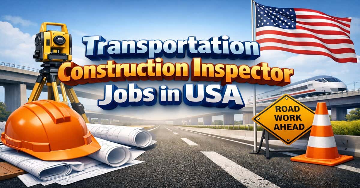 Transportation Construction Inspector Jobs in USA