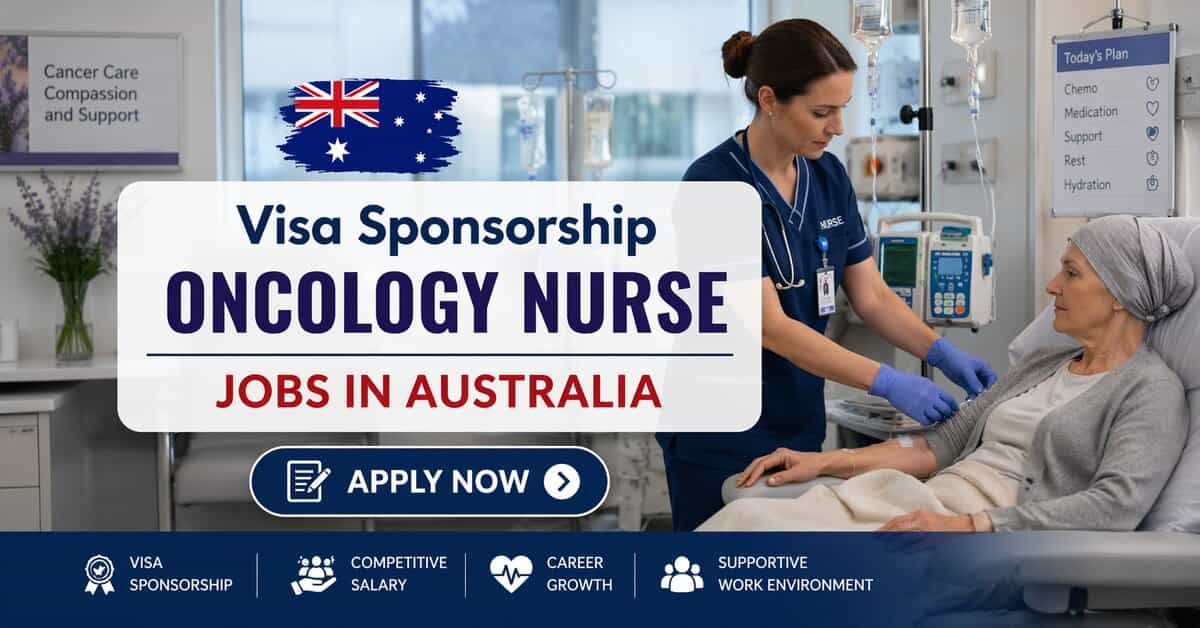 Visa Sponsorship Oncology Nurse Jobs in Australia